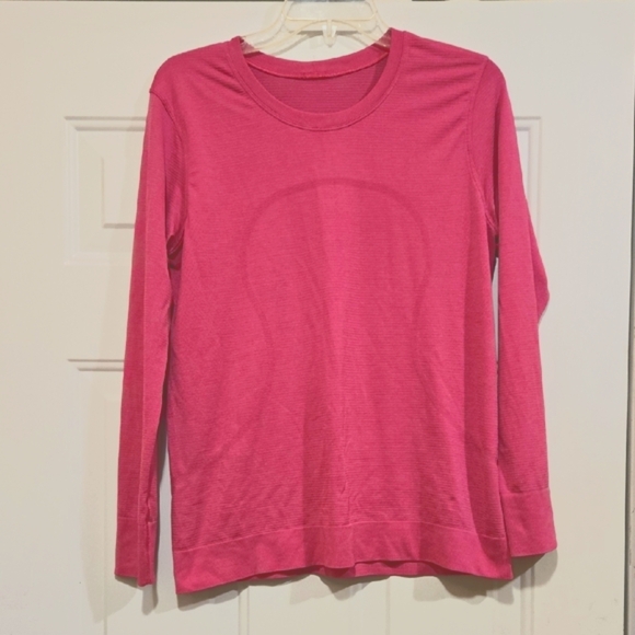Lululemon Swiftly Tech Long Sleeve- Sonic Pink Size 8 - Picture 1 of 6